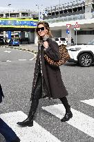 MFW - Michelle Monaghan Arrives at The Airport