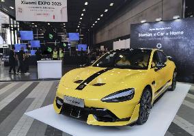 Xiaomi EV showcased in Japan