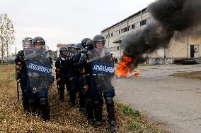 Riot Police Drill - Bucharest