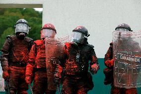 Riot Police Drill - Bucharest