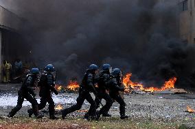 Riot Police Drill - Bucharest