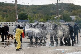 Riot Police Drill - Bucharest