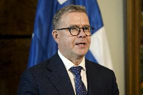 EU Commissioner for Defence and Space Andrius Kubilius visiting Finland