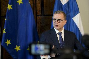 EU Commissioner for Defence and Space Andrius Kubilius visiting Finland