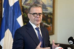 EU Commissioner for Defence and Space Andrius Kubilius visiting Finland