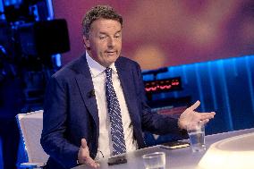 Matteo Renzi On TV Show - Rome