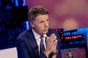 Matteo Renzi On TV Show - Rome