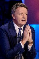 Matteo Renzi On TV Show - Rome