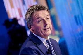 Matteo Renzi On TV Show - Rome