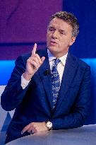 Matteo Renzi On TV Show - Rome
