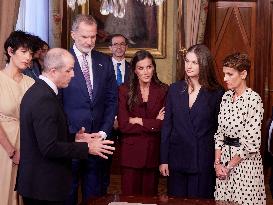 Royals visit the Community of Navarre