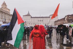Extinction Rebellion Protest at Motor Show - Turin