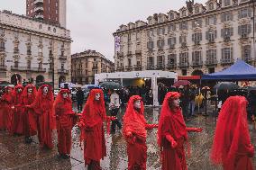 Extinction Rebellion Protest at Motor Show - Turin