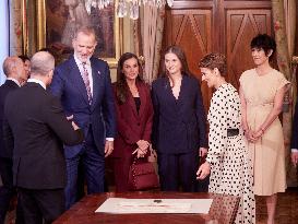 Royals visit the Community of Navarre