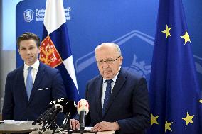 EU Commissioner for Defence and Space Andrius Kubilius visiting Finland