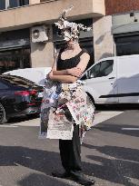 MFW - A Parade of Eccentric Outfits