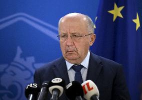 EU Commissioner for Defence and Space Andrius Kubilius visiting Finland