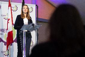 Belgian Minister of Agriculture at the Global Women in AgriTech Summit - Antoing AJ