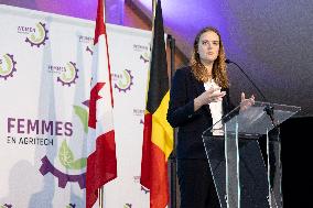 Belgian Minister of Agriculture at the Global Women in AgriTech Summit - Antoing AJ