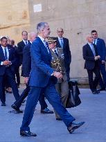 Royals Visit The Community Of Navarre