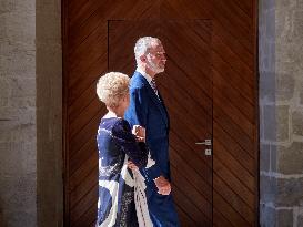 Royals Visit The Community Of Navarre