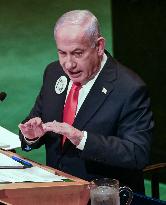 PM Netanyahu Addresses the United Nations General Assembly