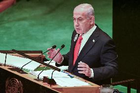 PM Netanyahu Addresses the United Nations General Assembly