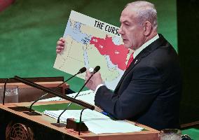 PM Netanyahu Addresses the United Nations General Assembly