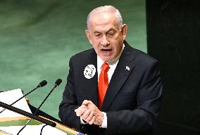PM Netanyahu Addresses the United Nations General Assembly