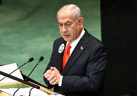PM Netanyahu Addresses the United Nations General Assembly