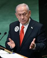 PM Netanyahu Addresses the United Nations General Assembly