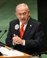 PM Netanyahu Addresses the United Nations General Assembly