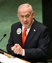 PM Netanyahu Addresses the United Nations General Assembly