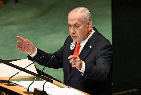 PM Netanyahu Addresses the United Nations General Assembly