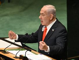 PM Netanyahu Addresses the United Nations General Assembly
