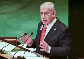 PM Netanyahu Addresses the United Nations General Assembly