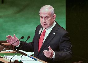 PM Netanyahu Addresses the United Nations General Assembly
