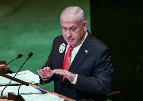 PM Netanyahu Addresses the United Nations General Assembly