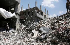 Aftermath of Israeli Strikes - Yemen