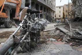 Aftermath of Israeli Strikes - Yemen