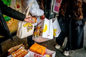 Labubu Dolls Sale At Pop Mart - Rotterdam