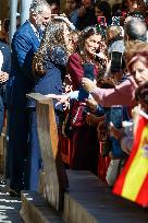 Spansih Royals Visit Navarra - Day 1