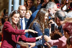 Spansih Royals Visit Navarra - Day 1