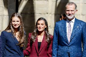 Spansih Royals Visit Navarra - Day 1