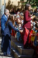 Spansih Royals Visit Navarra - Day 1