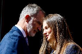 Spansih Royals Visit Navarra - Day 1