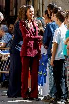 Spansih Royals Visit Navarra - Day 1