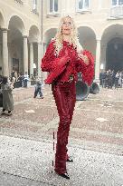 MFW - Guests At Blumarine Fashion Show