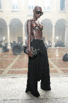 MFW - Guests At Blumarine Fashion Show