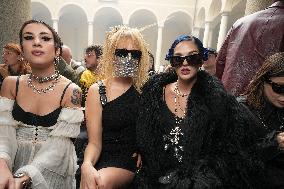 MFW - Guests At Blumarine Fashion Show